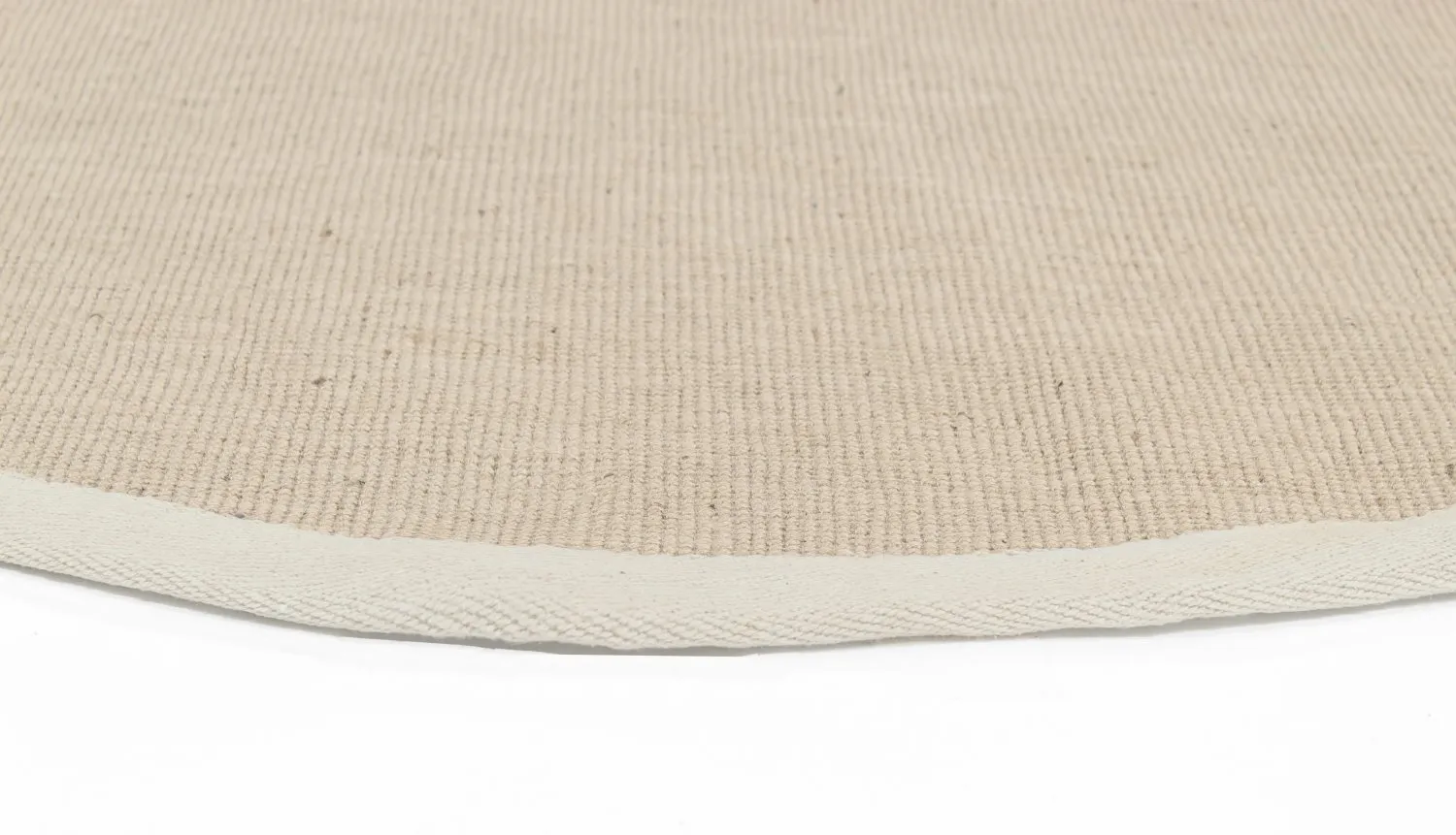 Kerek szizál szőnyeg - Agave (bézs/szürke)