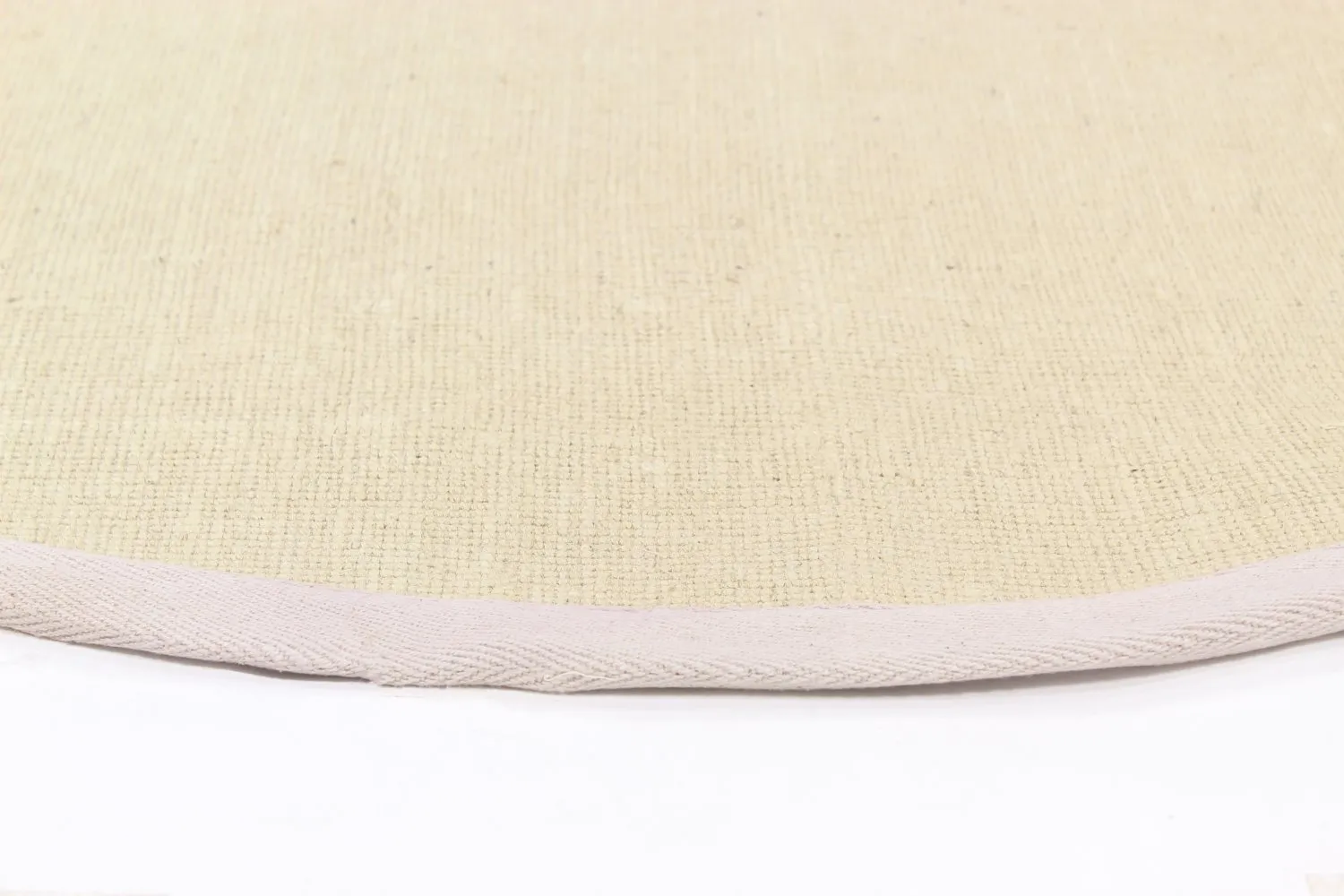 Kerek szizál szőnyeg - Agave (ezüst/szürke)