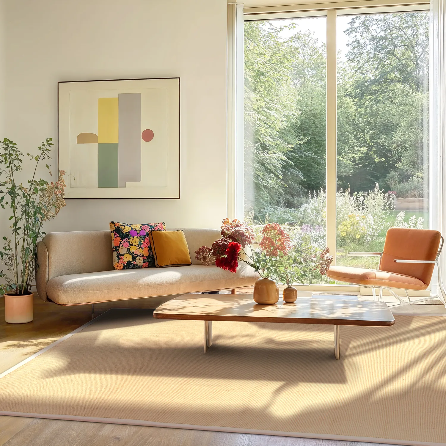 Szizál szőnyeg - Agave (barack)