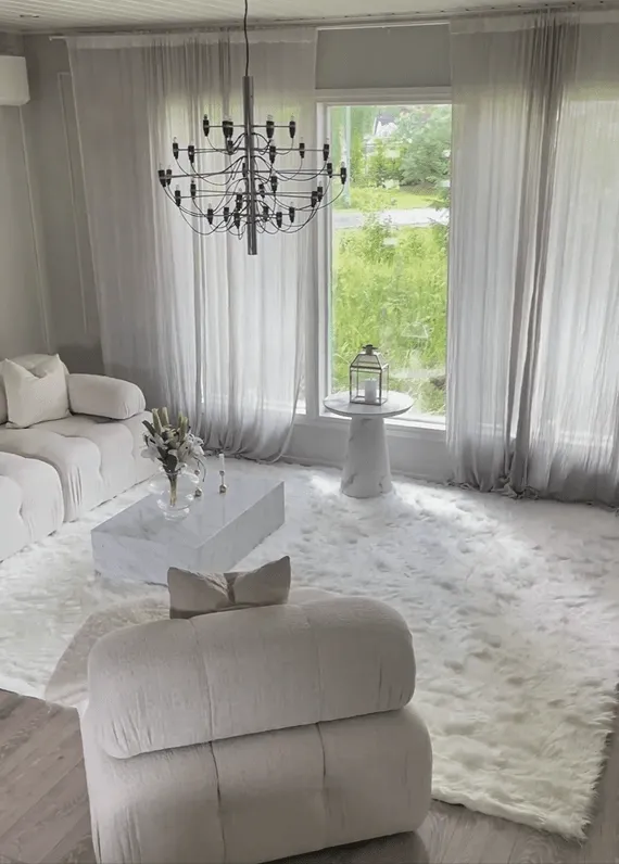 Shaggy szőnyeg - Pomaire (fehér)