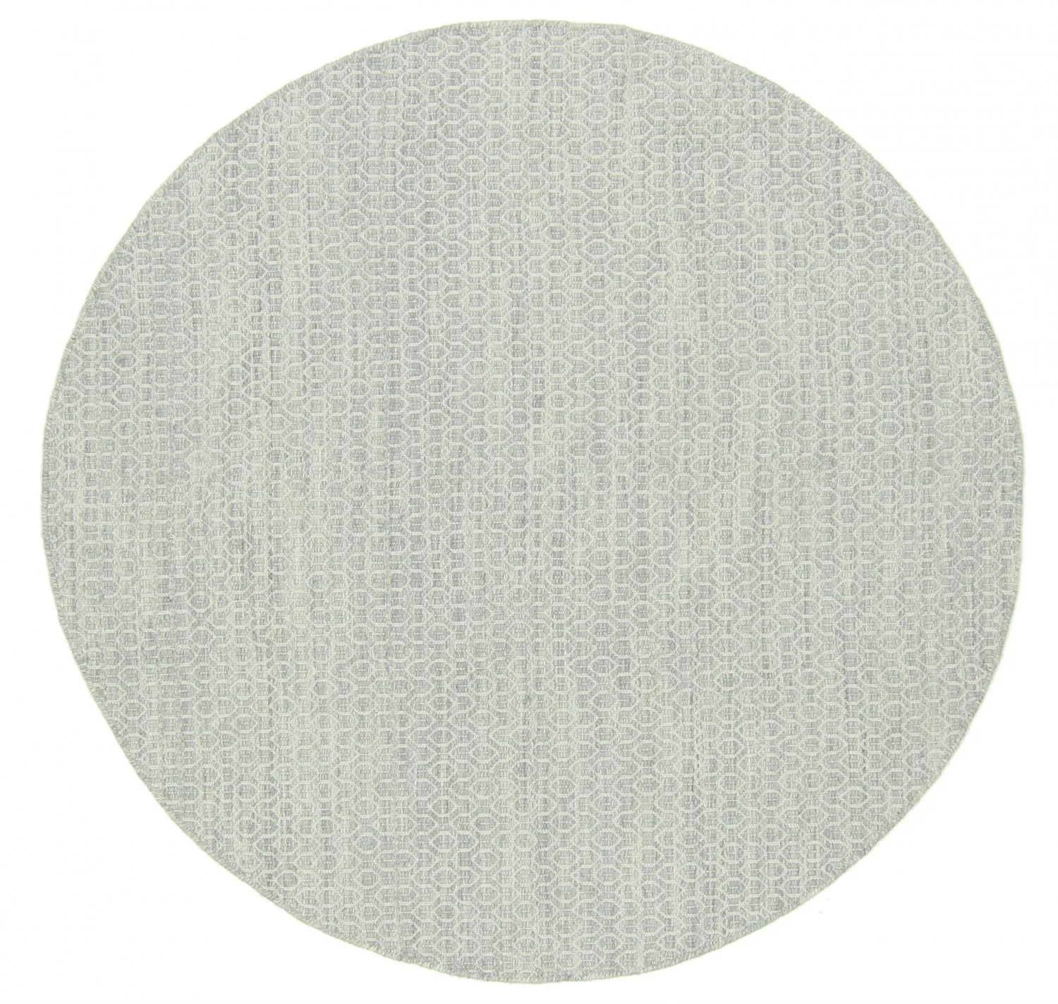 Kerek szőnyeg - Snowshill (szürke/fehér)