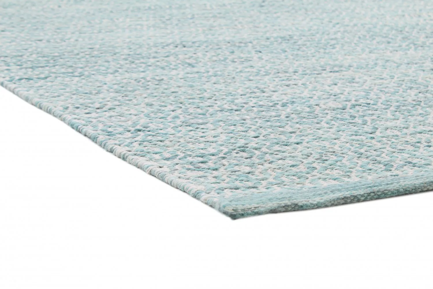 Gyapjúszőnyeg - Snowshill (türkiz/fehér)