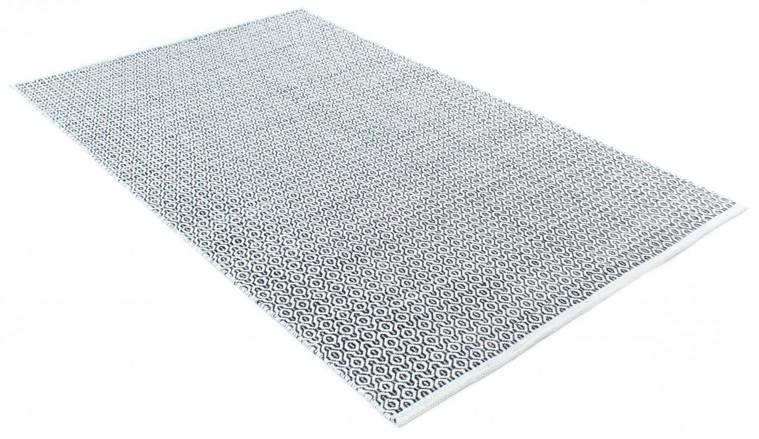 Gyapjúszőnyeg - Snowshill (fekete/fehér)