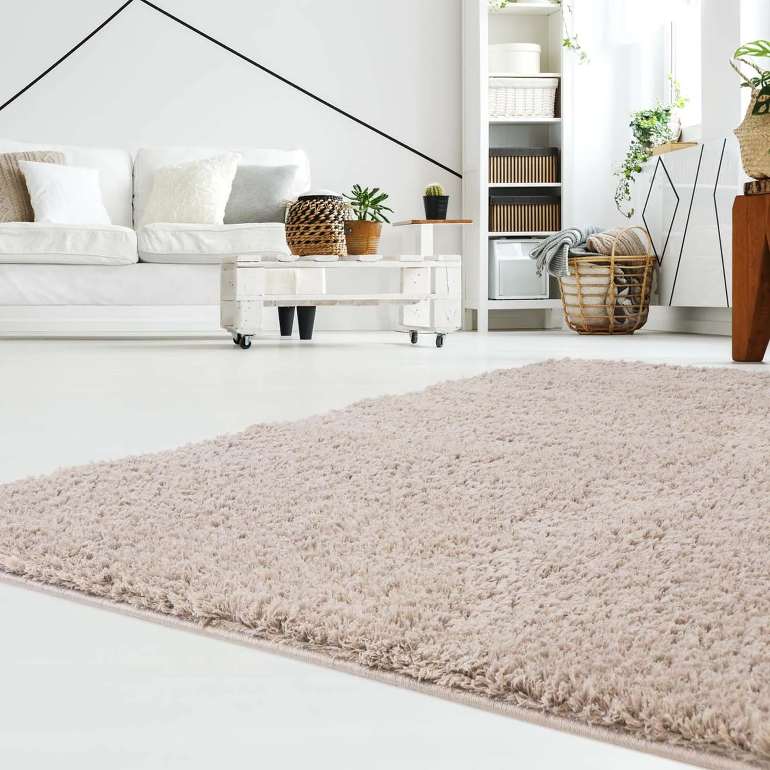 Shaggy szőnyeg - Soft Shine (bézs)