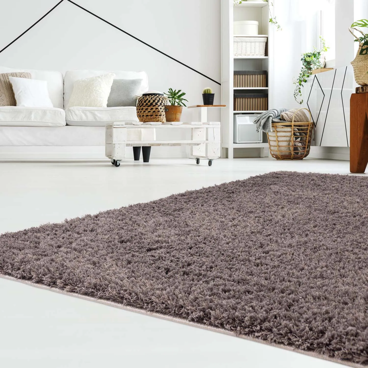 Shaggy szőnyeg - Soft Shine (barna)