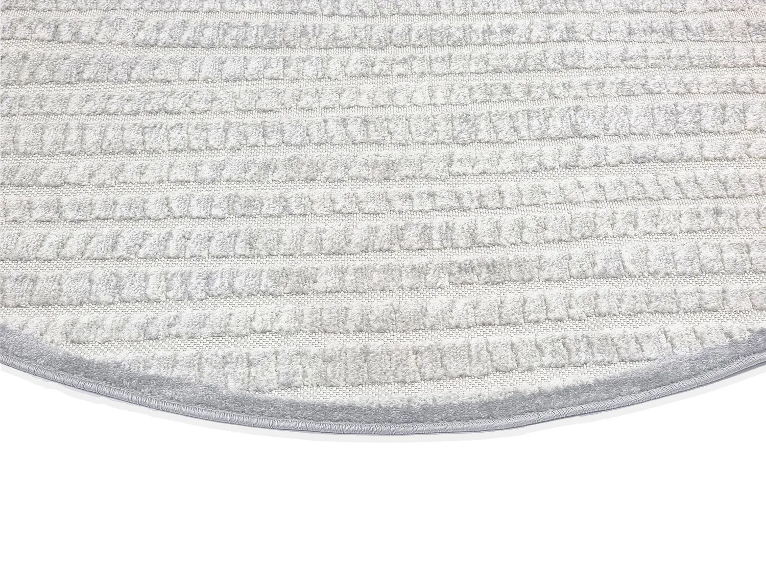 Kerek szőnyeg - Indoor/Outdoor Kendall (krém/szürke)