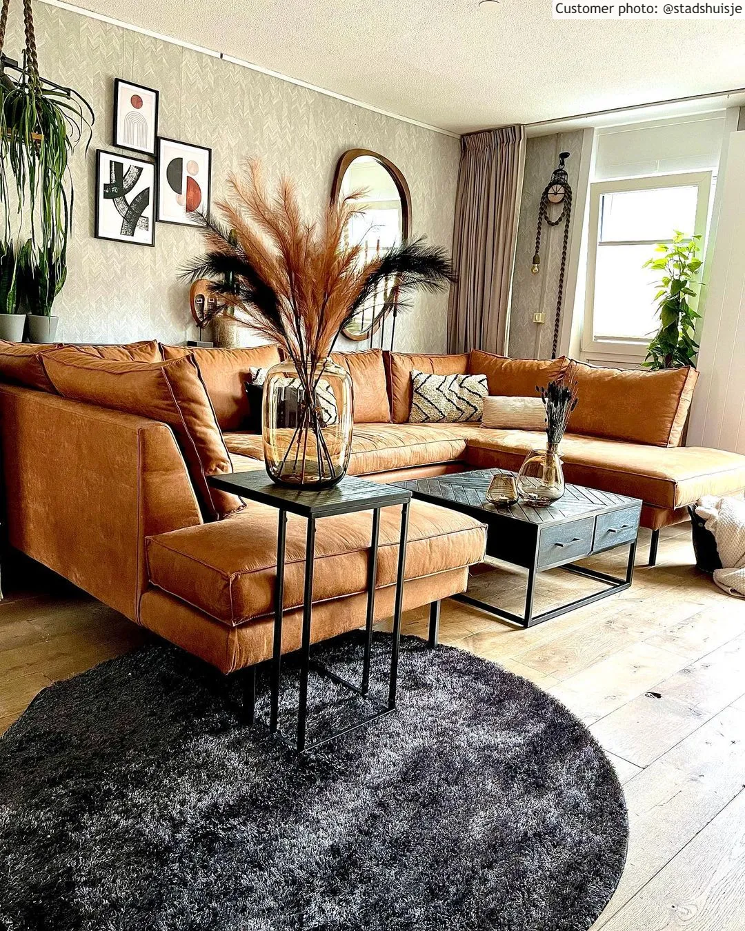 Kerek szőnyegek - Cosy (antracit)