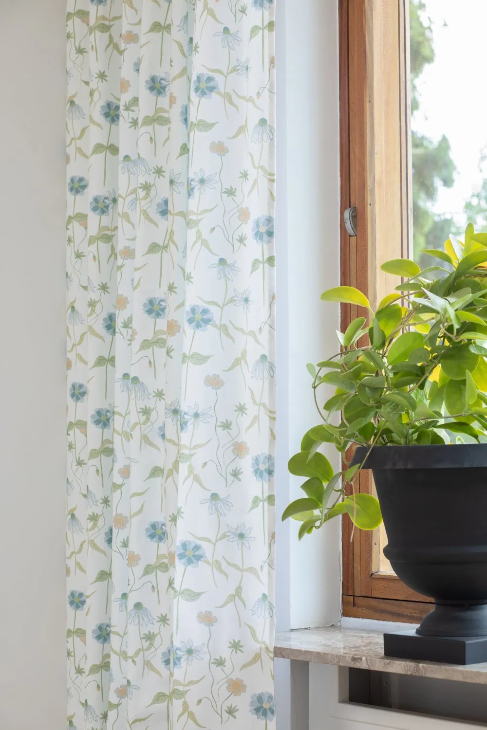 Függönyök - Pamutfüggöny Sweetie (kék)