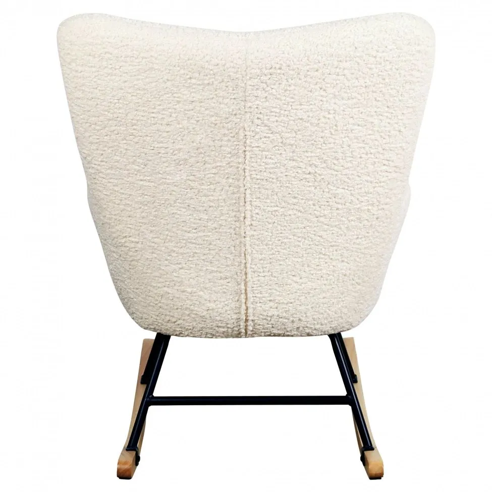 Hintaszék - Como (fehér/teddy)