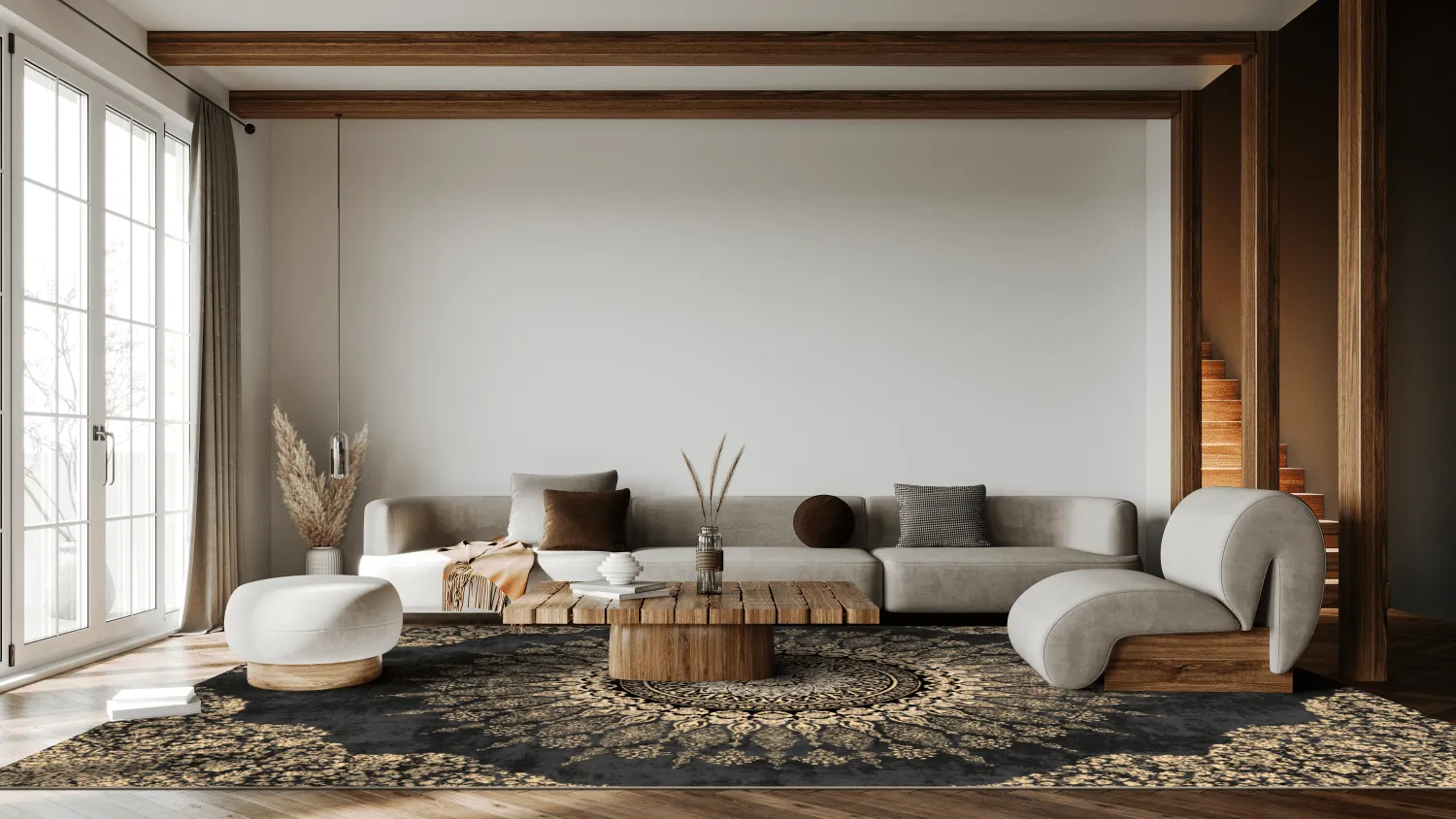 Wilton szőnyeg - Sandrigo (fekete/arany)