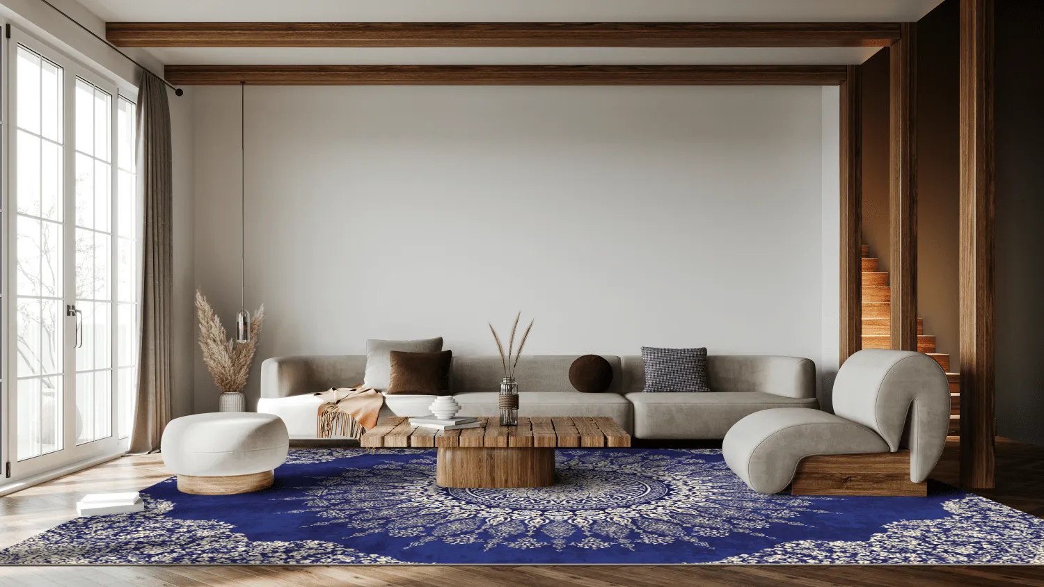 Wilton szőnyeg - Sandrigo (kék/bezs)