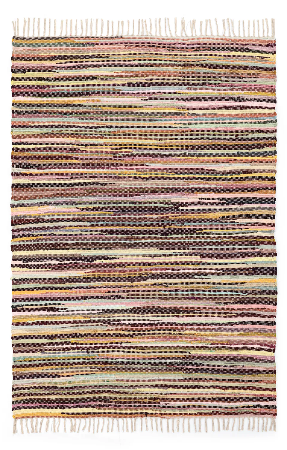 Rongyszőnyeg - Happy (sárga/multi)