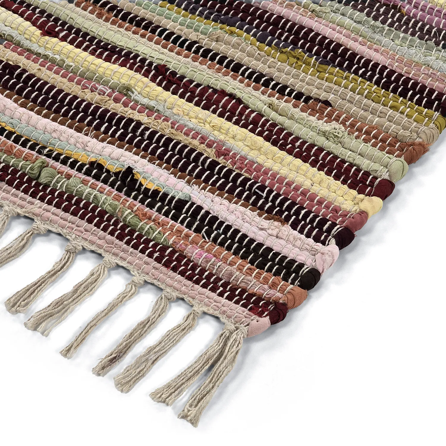 Rongyszőnyeg - Happy (sárga/multi)