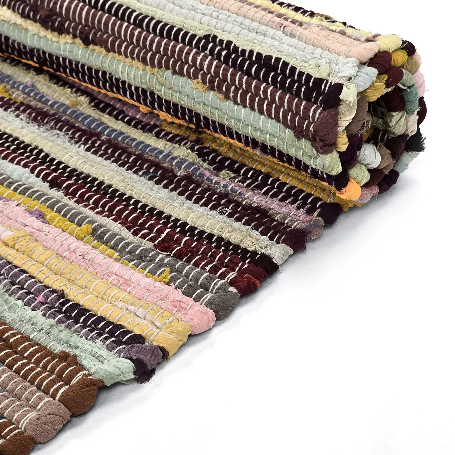 Rongyszőnyeg - Happy (sárga/multi)