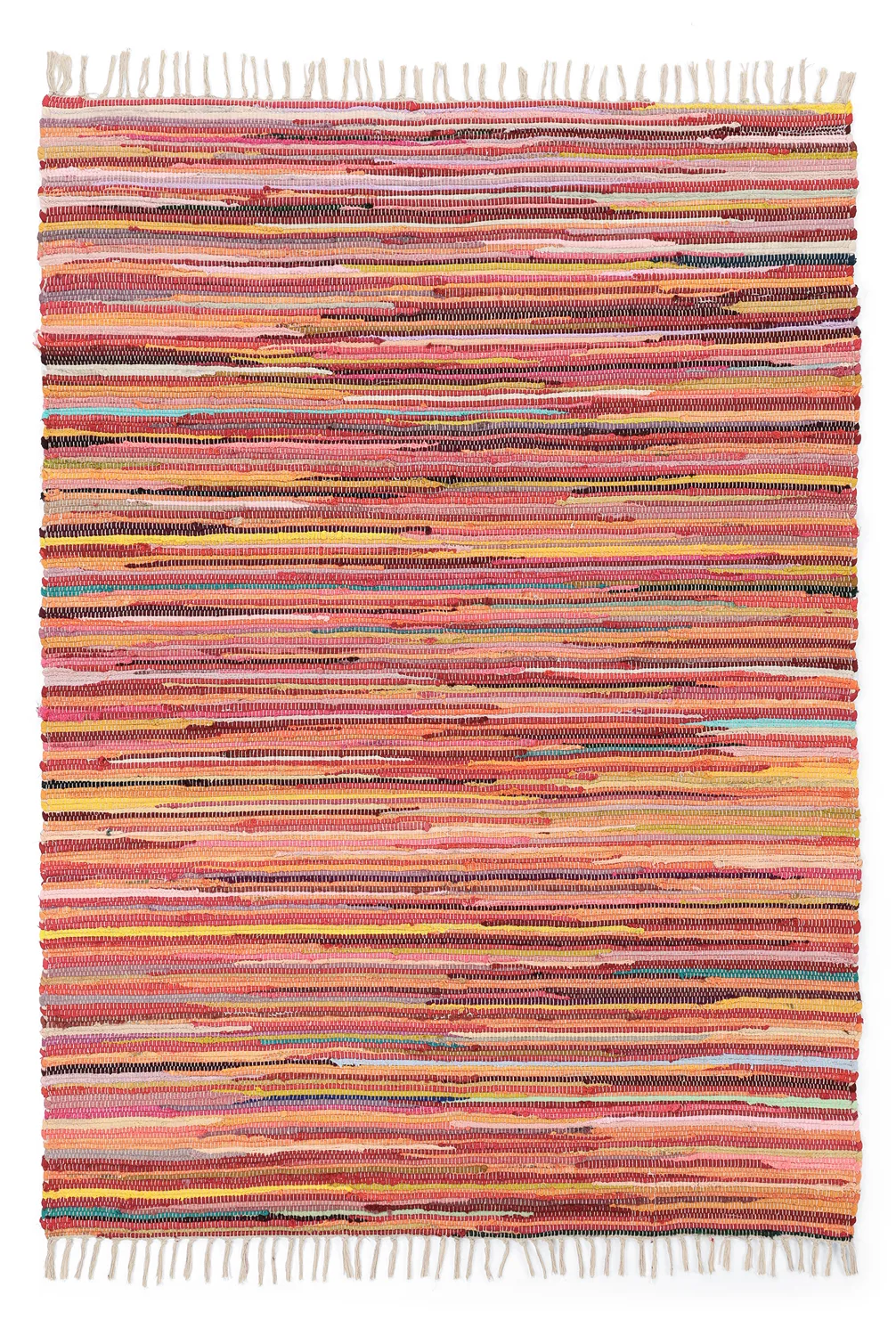 Rongyszőnyeg - Happy (rózsaszín/multi)