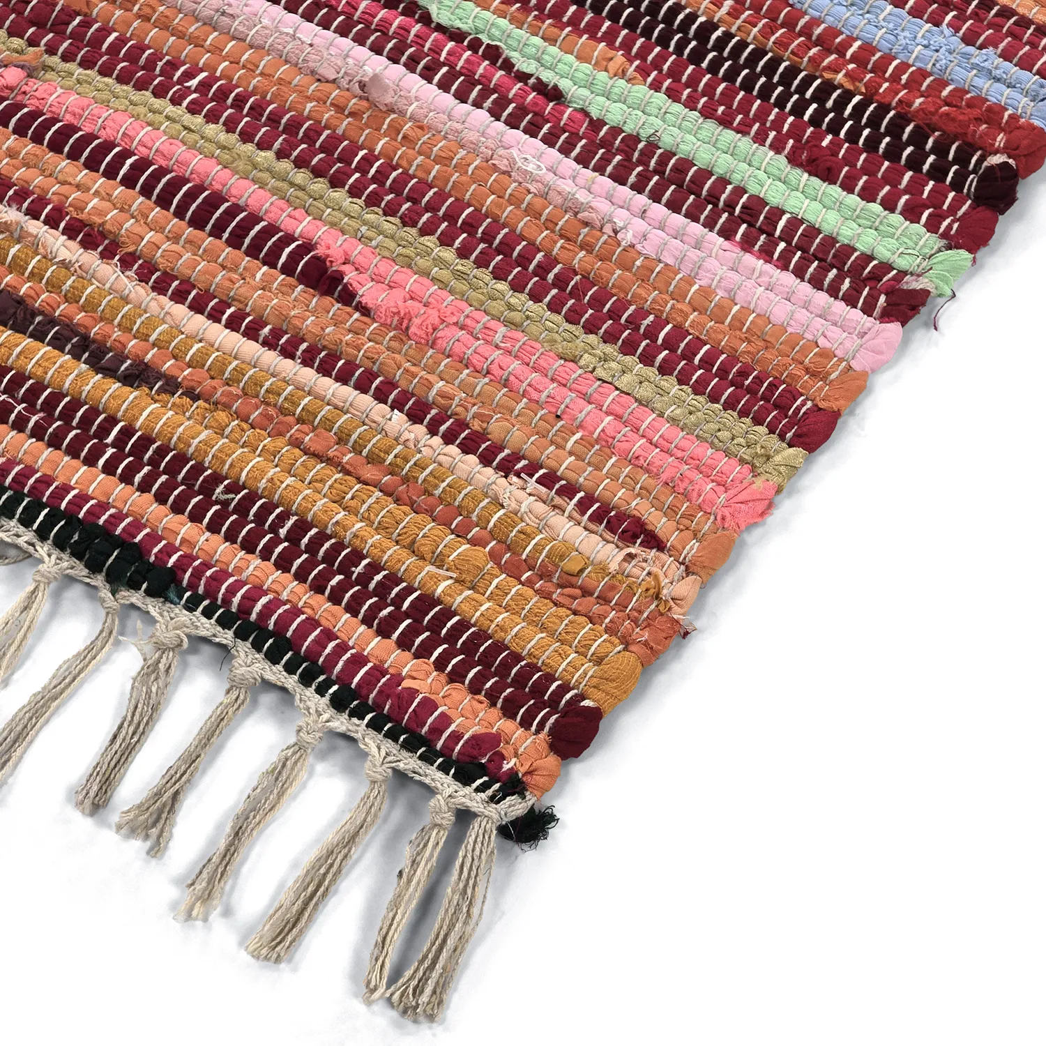 Rongyszőnyeg - Happy (rózsaszín/multi)