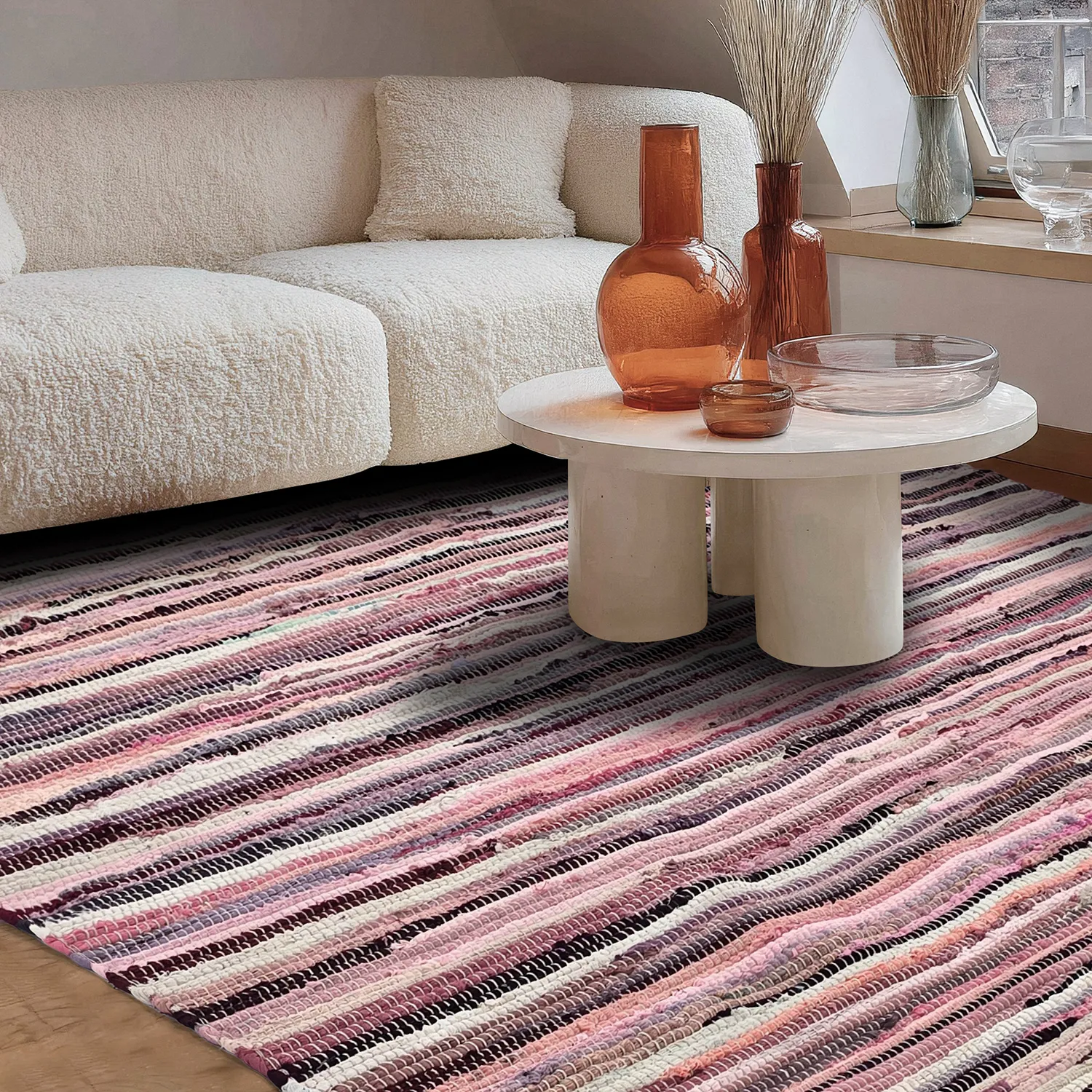 Rongyszőnyeg - Home (rózsaszín/multi)