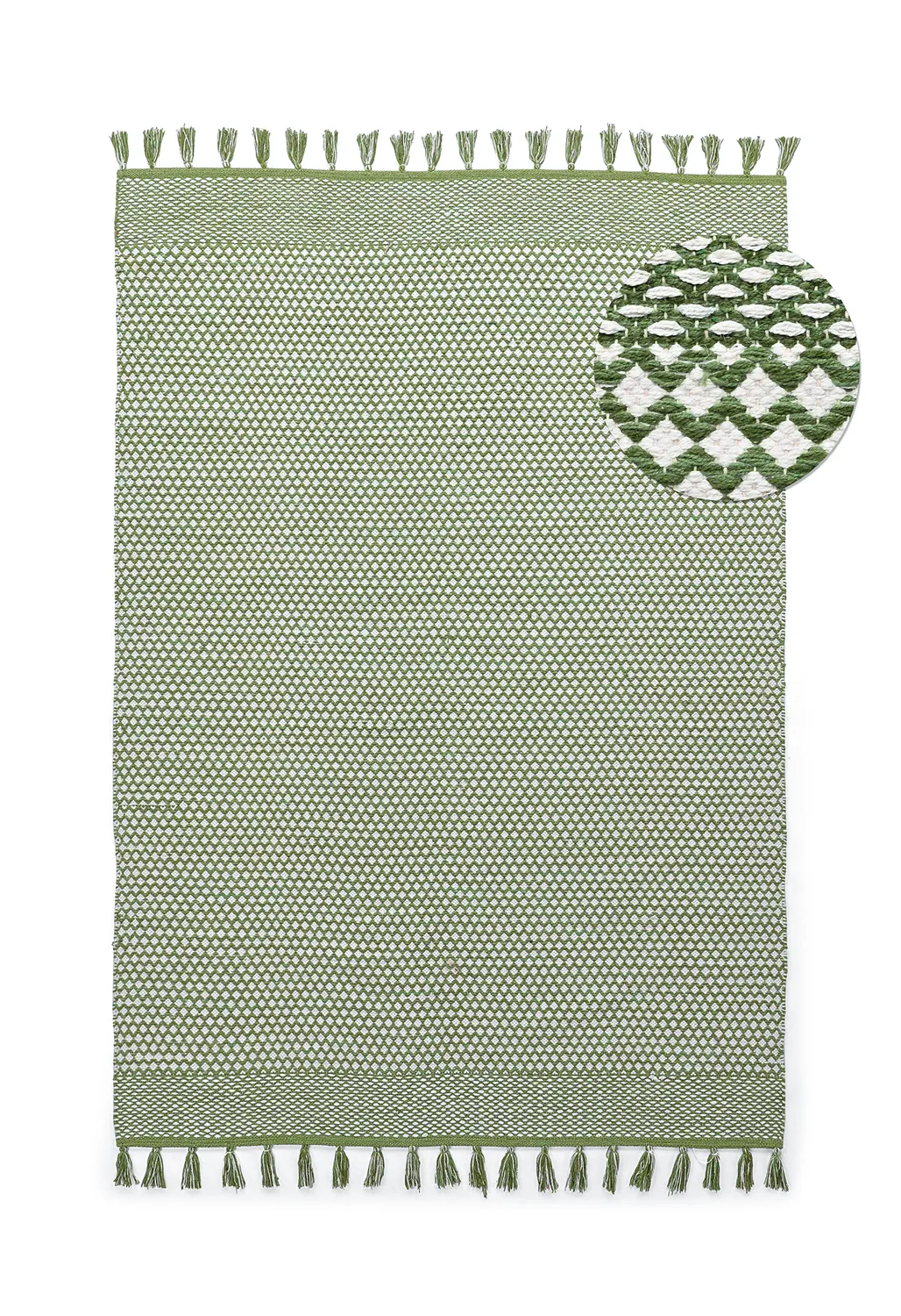 Rongyszőnyeg - Vinga (zöld)