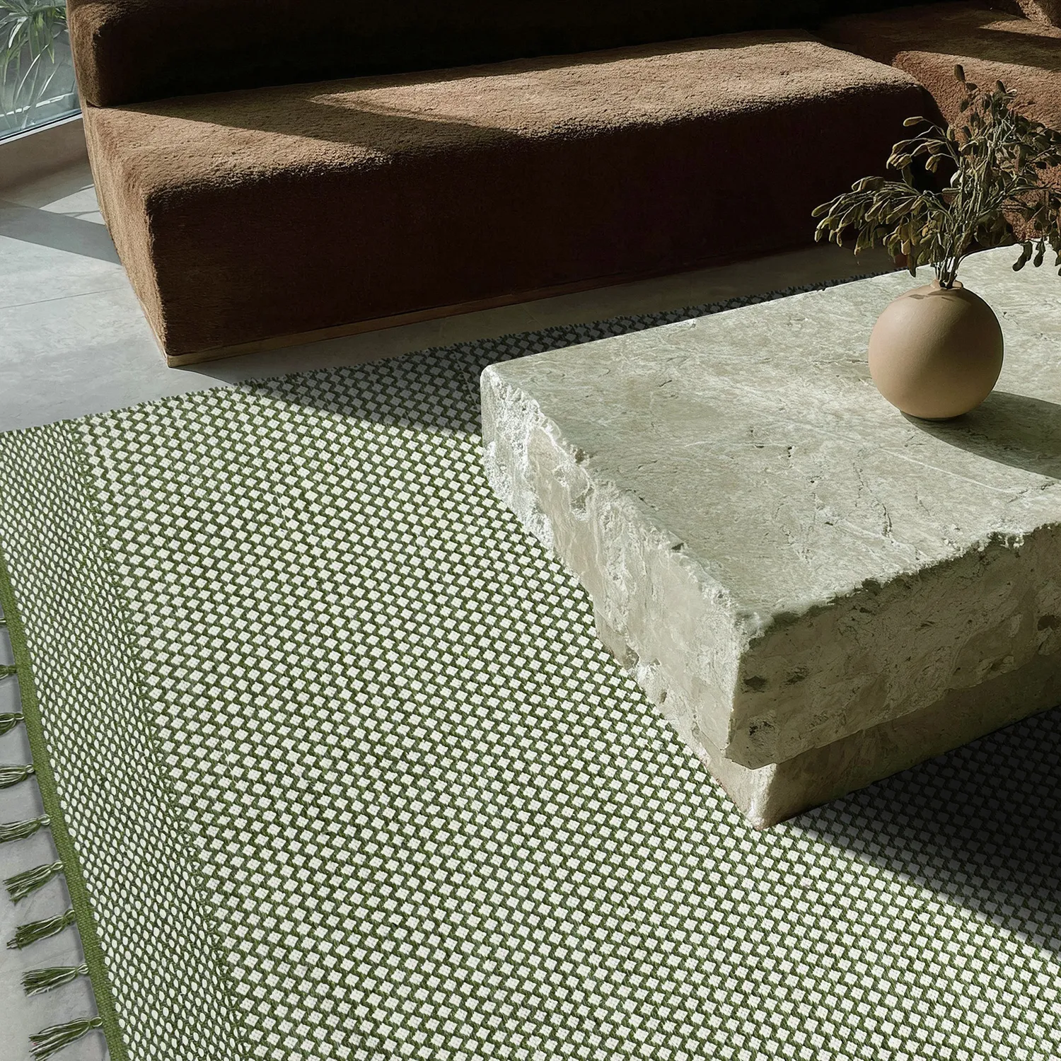 Rongyszőnyeg - Vinga (zöld)