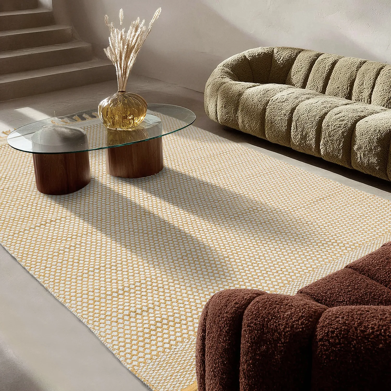 Rongyszőnyeg - Vinga (mustársárga)