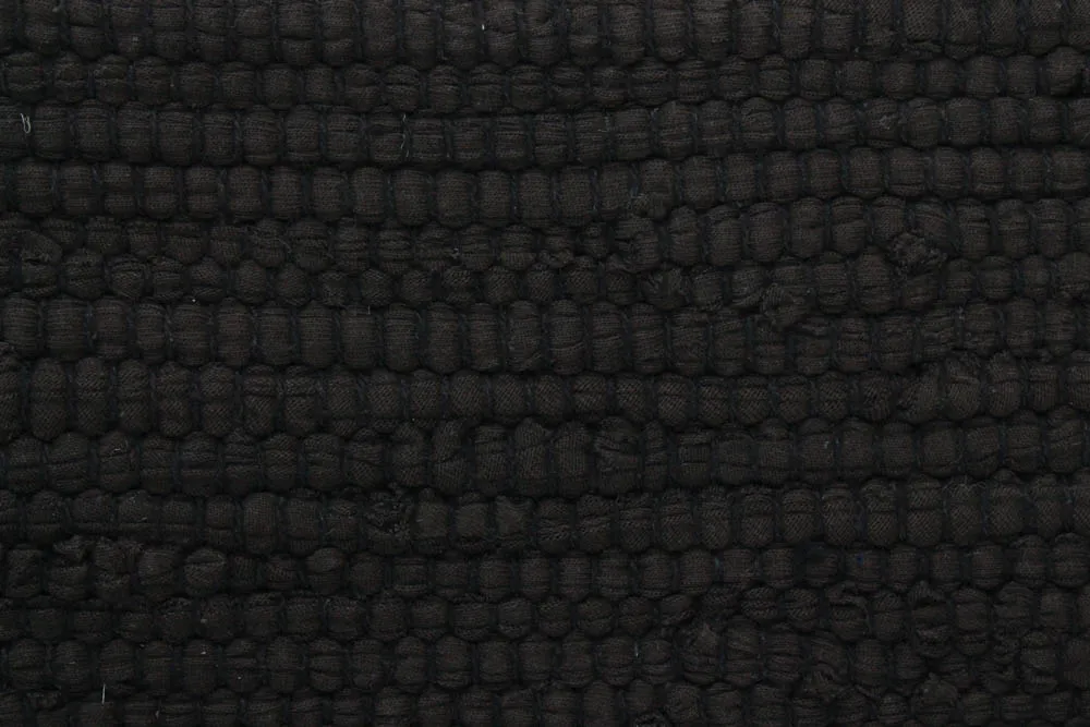 Rongyszőnyeg - Silje (fekete)