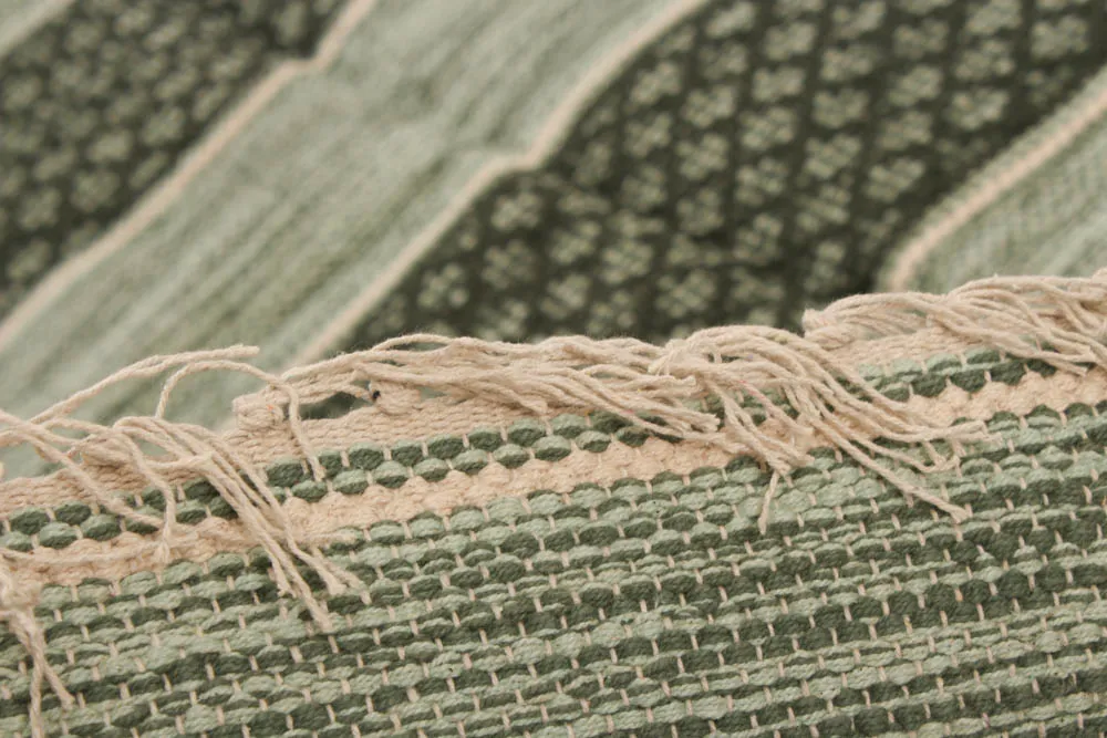 Rongyszőnyeg - Visby (zöld)