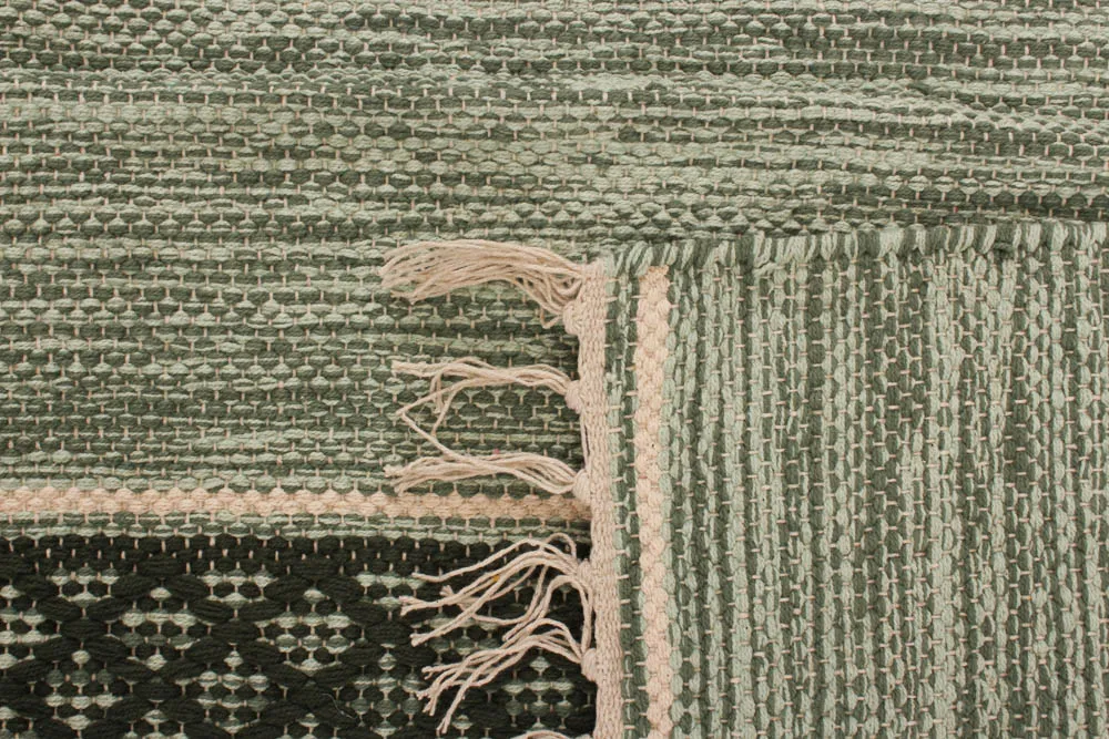 Rongyszőnyeg - Visby (zöld)