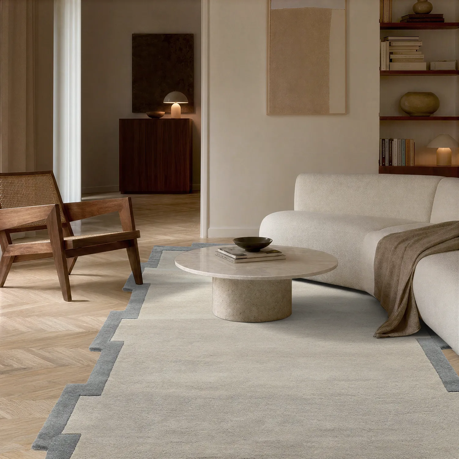 Gyapjúszőnyeg - Agra Hand Tufted Wool Premium (szürke)