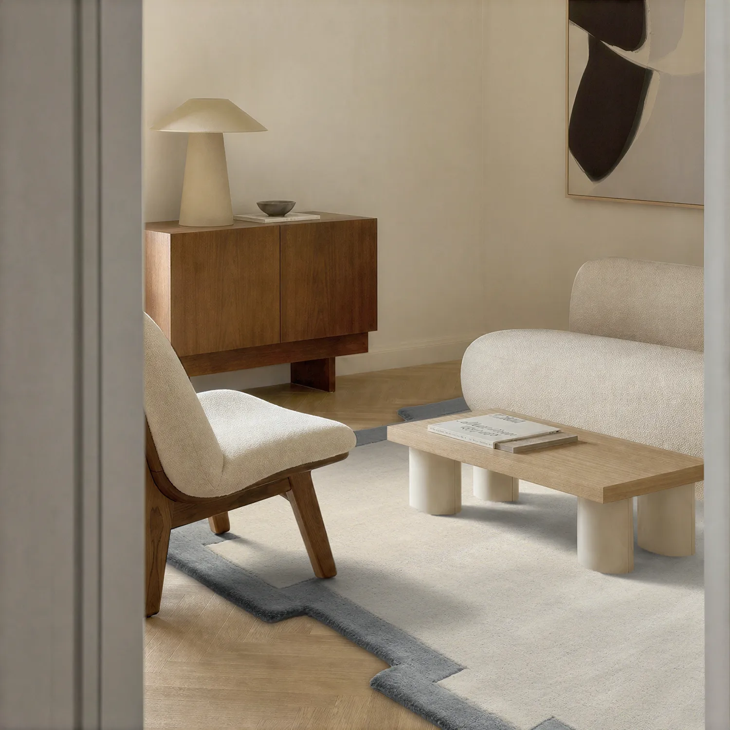 Gyapjúszőnyeg - Agra Hand Tufted Wool Premium (szürke)
