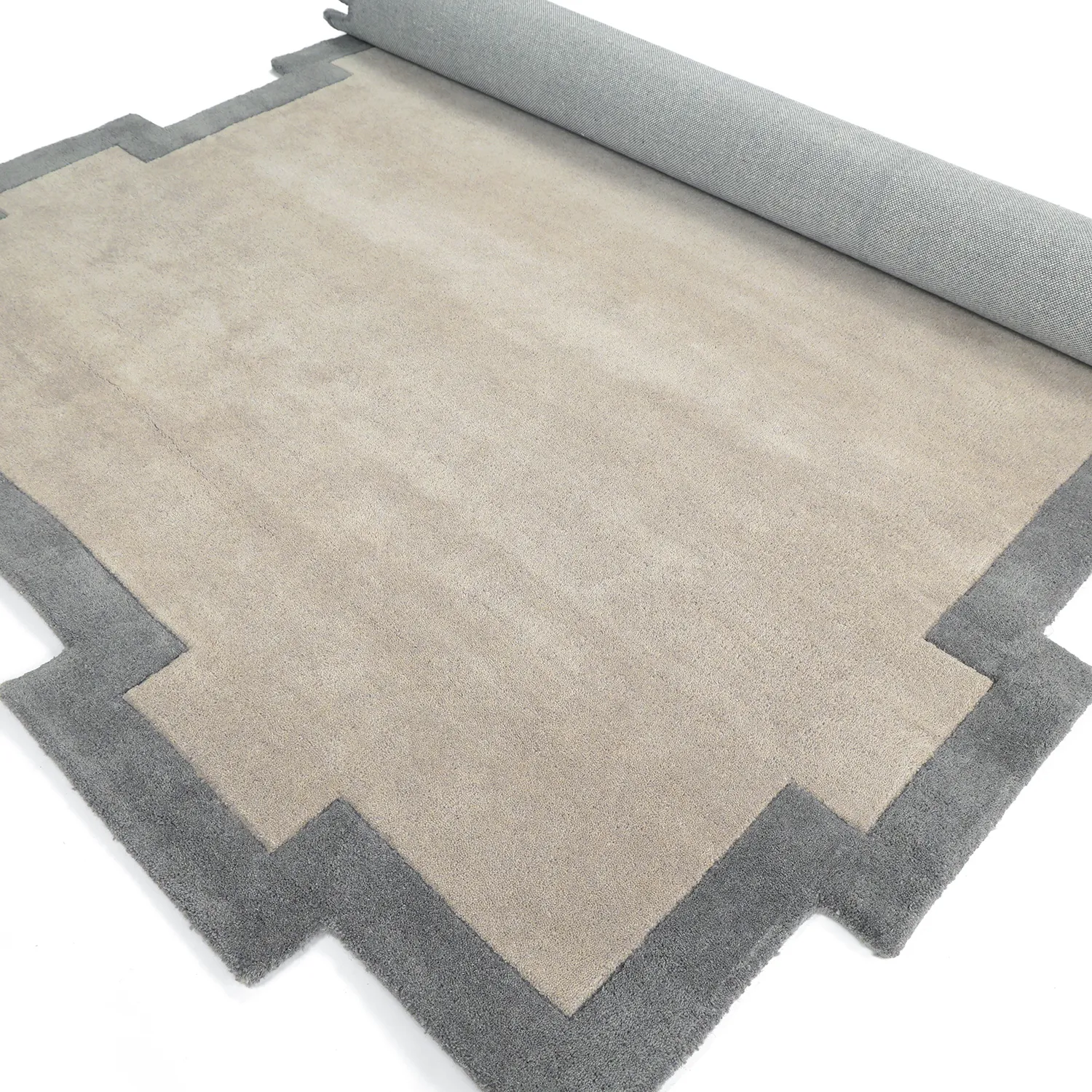 Gyapjúszőnyeg - Agra Hand Tufted Wool Premium (szürke)