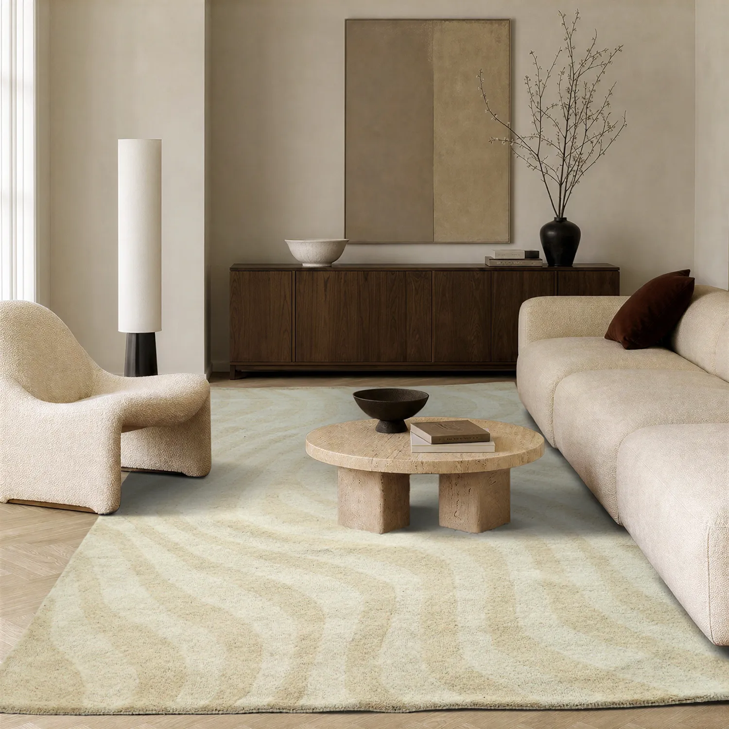 Gyapjúszőnyeg - Aiz Hand Tufted Wool Premium (szürke)