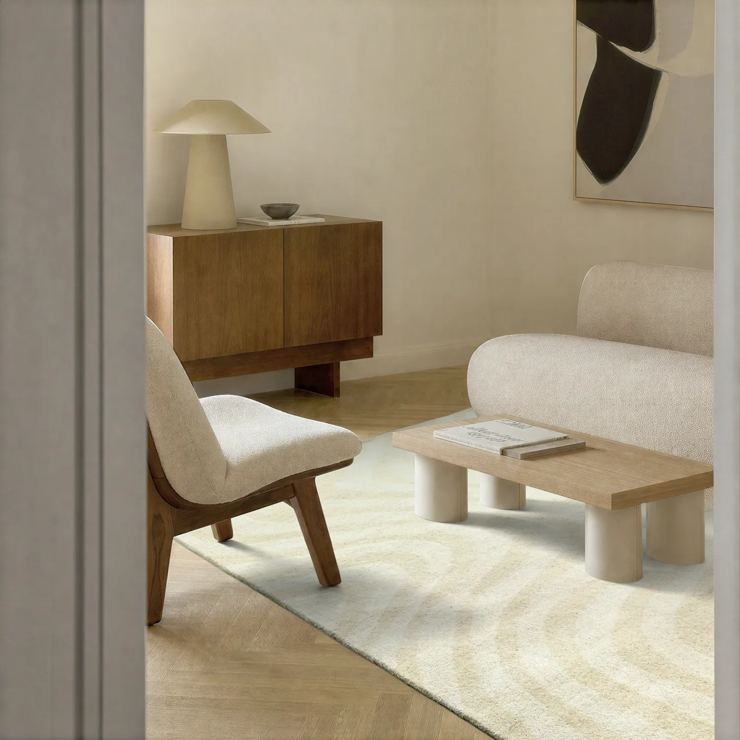 Gyapjúszőnyeg - Aiz Hand Tufted Wool Premium (szürke)