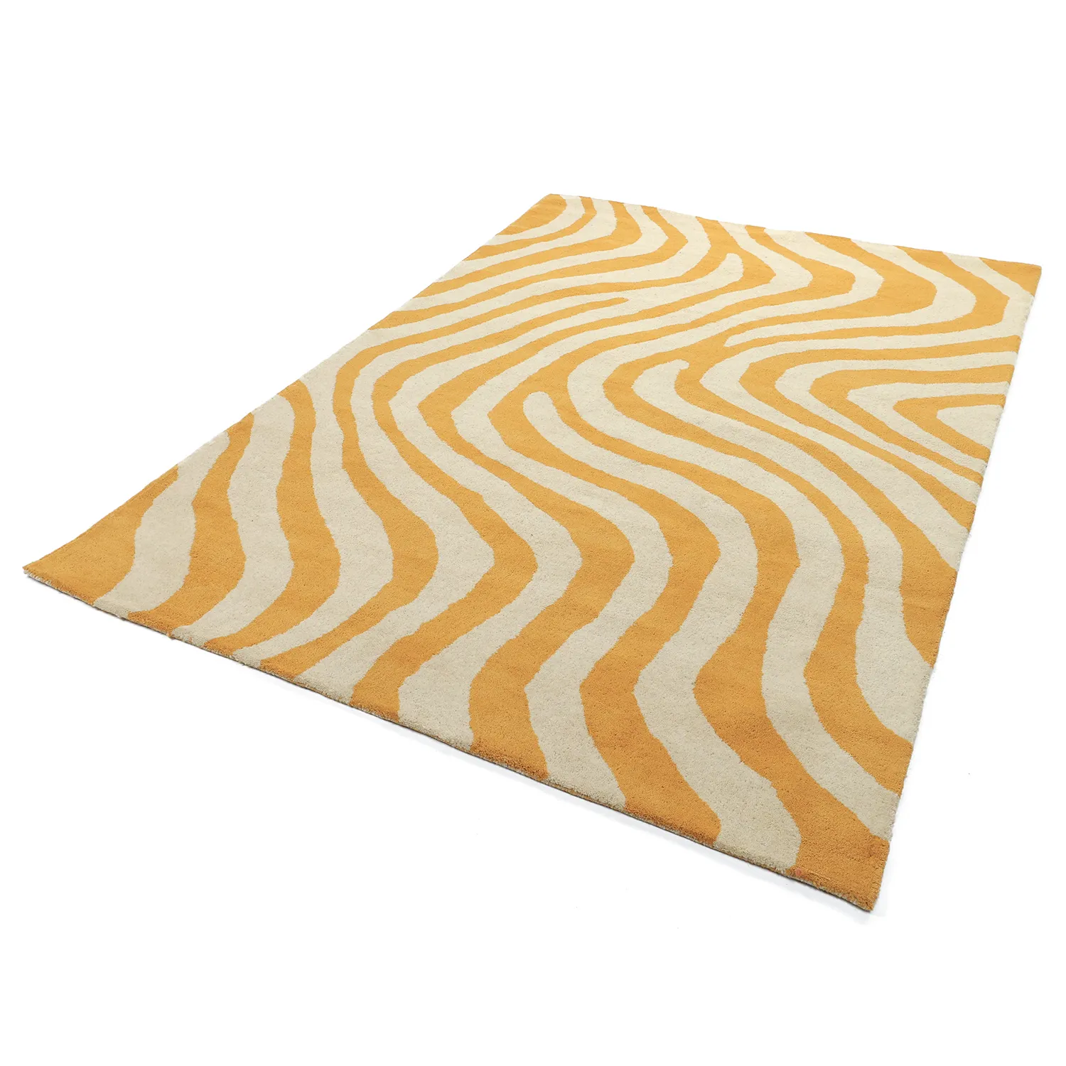 Gyapjúszőnyeg - Aiz Hand Tufted Wool Premium (sárga)