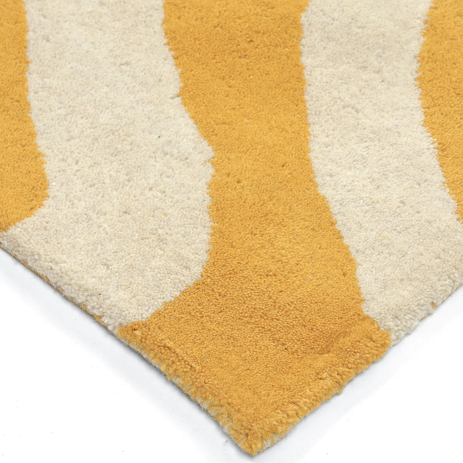 Gyapjúszőnyeg - Aiz Hand Tufted Wool Premium (sárga)