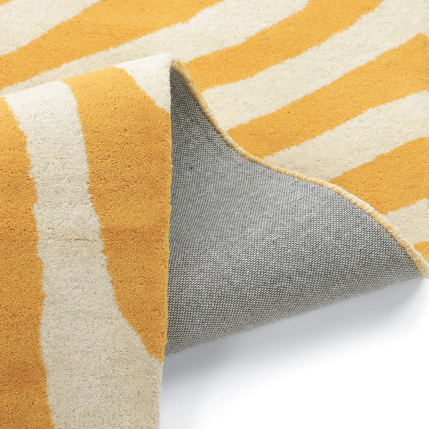 Gyapjúszőnyeg - Aiz Hand Tufted Wool Premium (sárga)