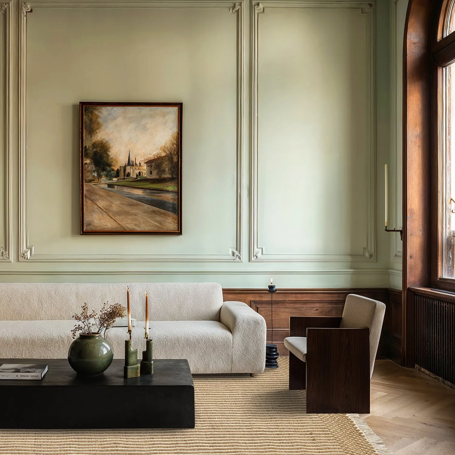 Gyapjúszőnyeg - Arbil (bézs/fehér)