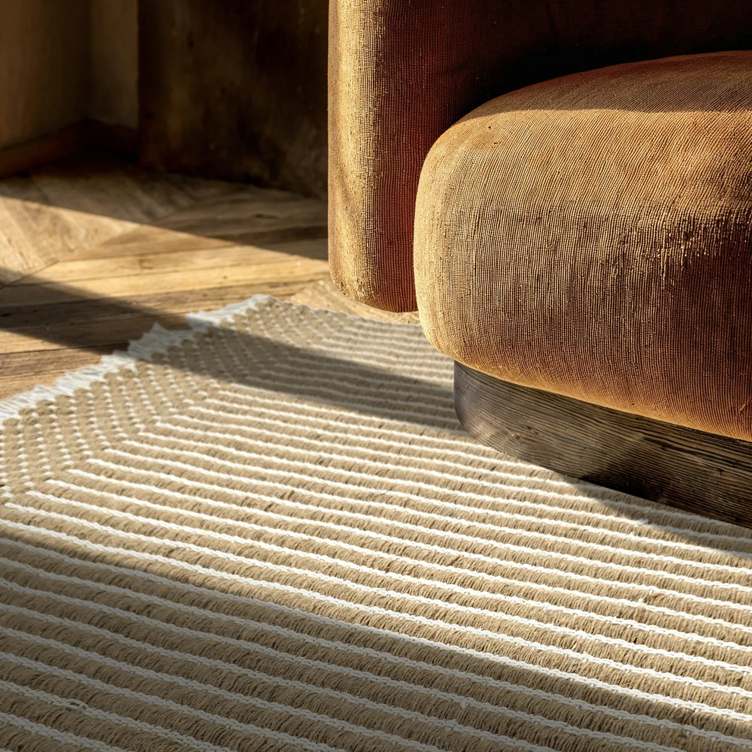 Gyapjúszőnyeg - Arbil (bézs/fehér)