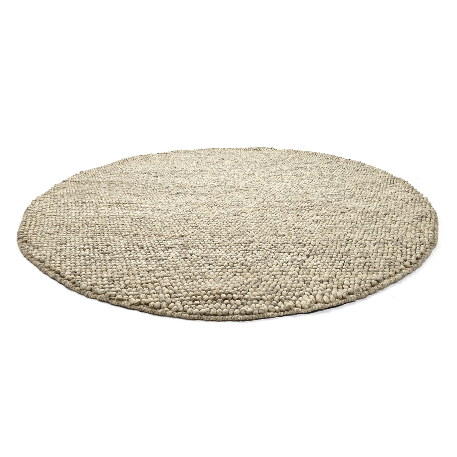 Kerek szőnyeg - Avafors Wool Bubble (szürke/bézs)