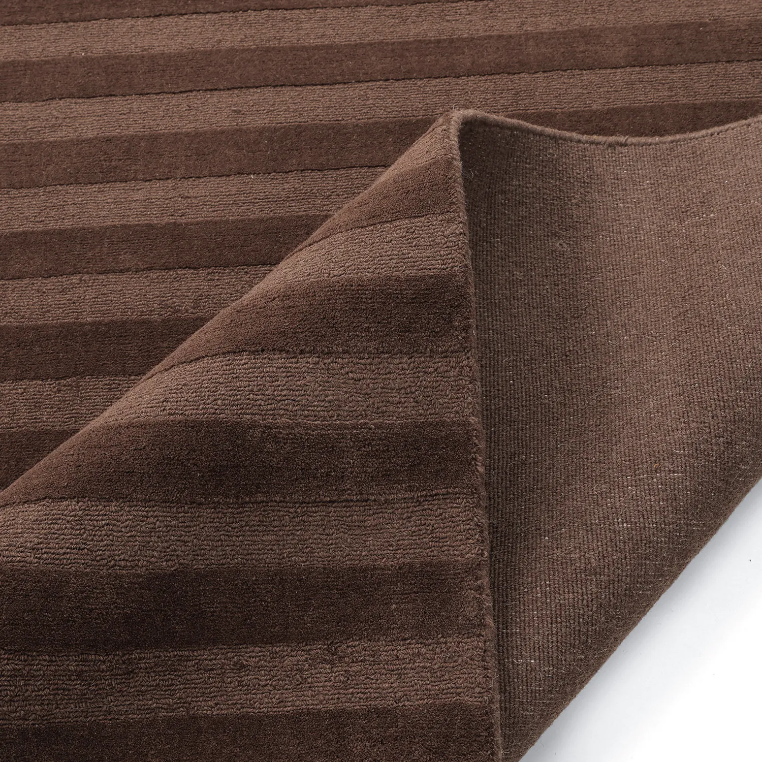 Gyapjúszőnyeg - Brenta Handloom Wool Premium (barna)