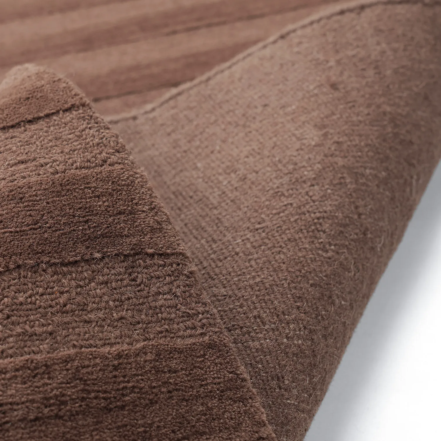 Gyapjúszőnyeg - Brenta Handloom Wool Premium (barna)