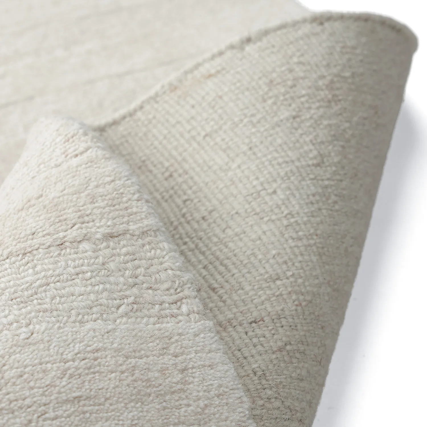 Gyapjúszőnyeg - Brenta Handloom Wool Premium (krém)