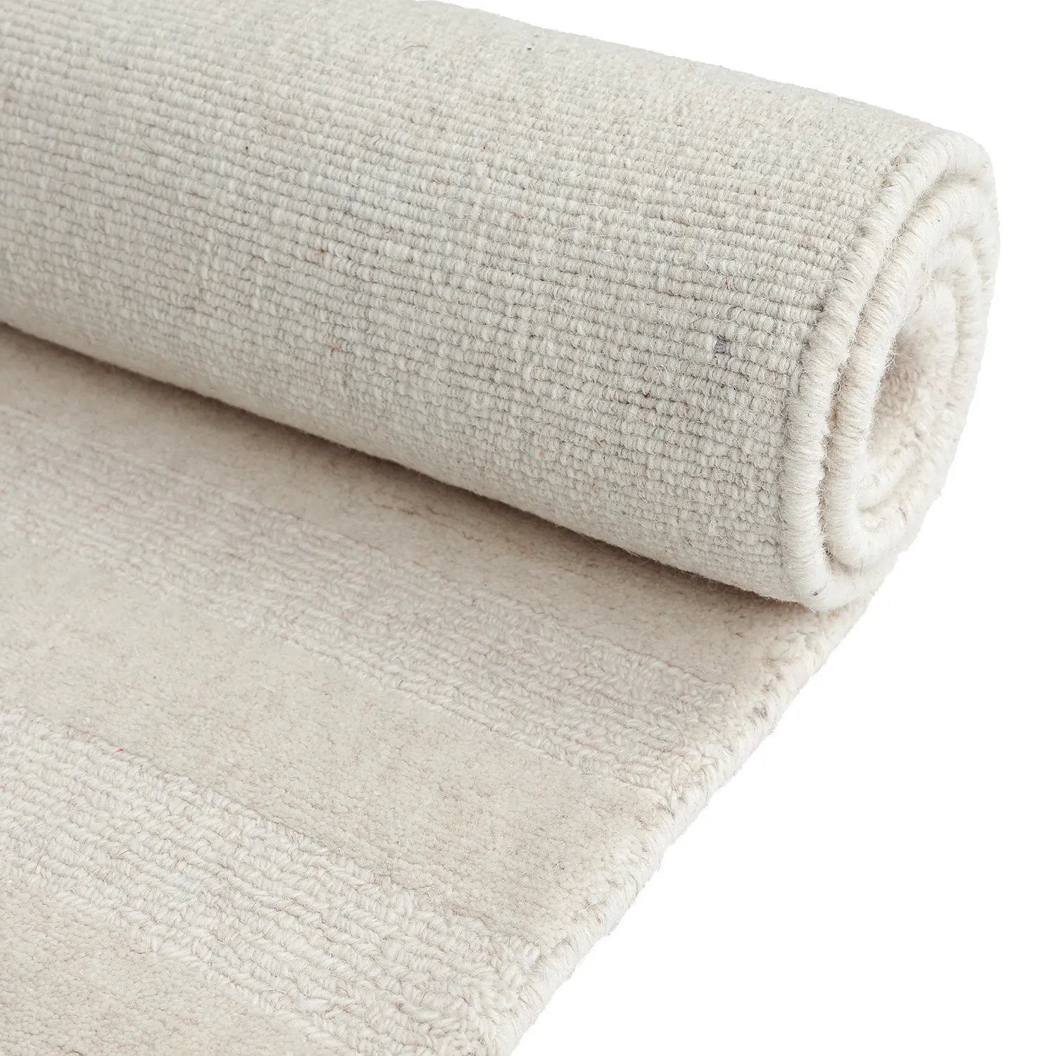 Gyapjúszőnyeg - Brenta Handloom Wool Premium (krém)
