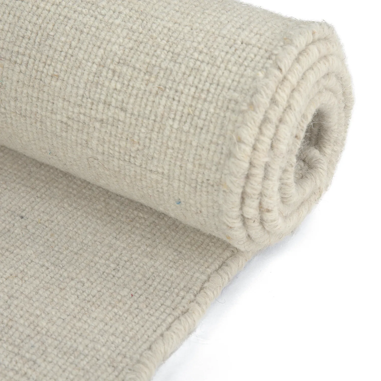 Gyapjúszőnyeg - Charonne Flat Handloom Wool Premium (krém)