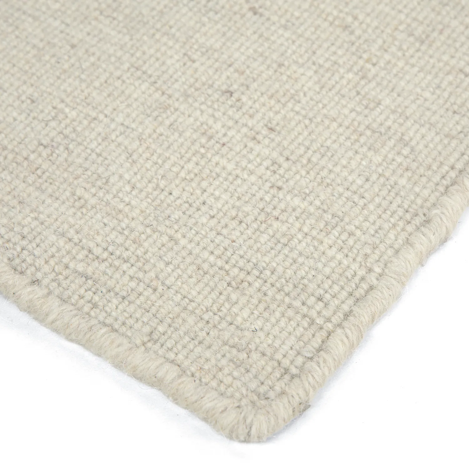 Gyapjúszőnyeg - Charonne Flat Handloom Wool Premium (krém)