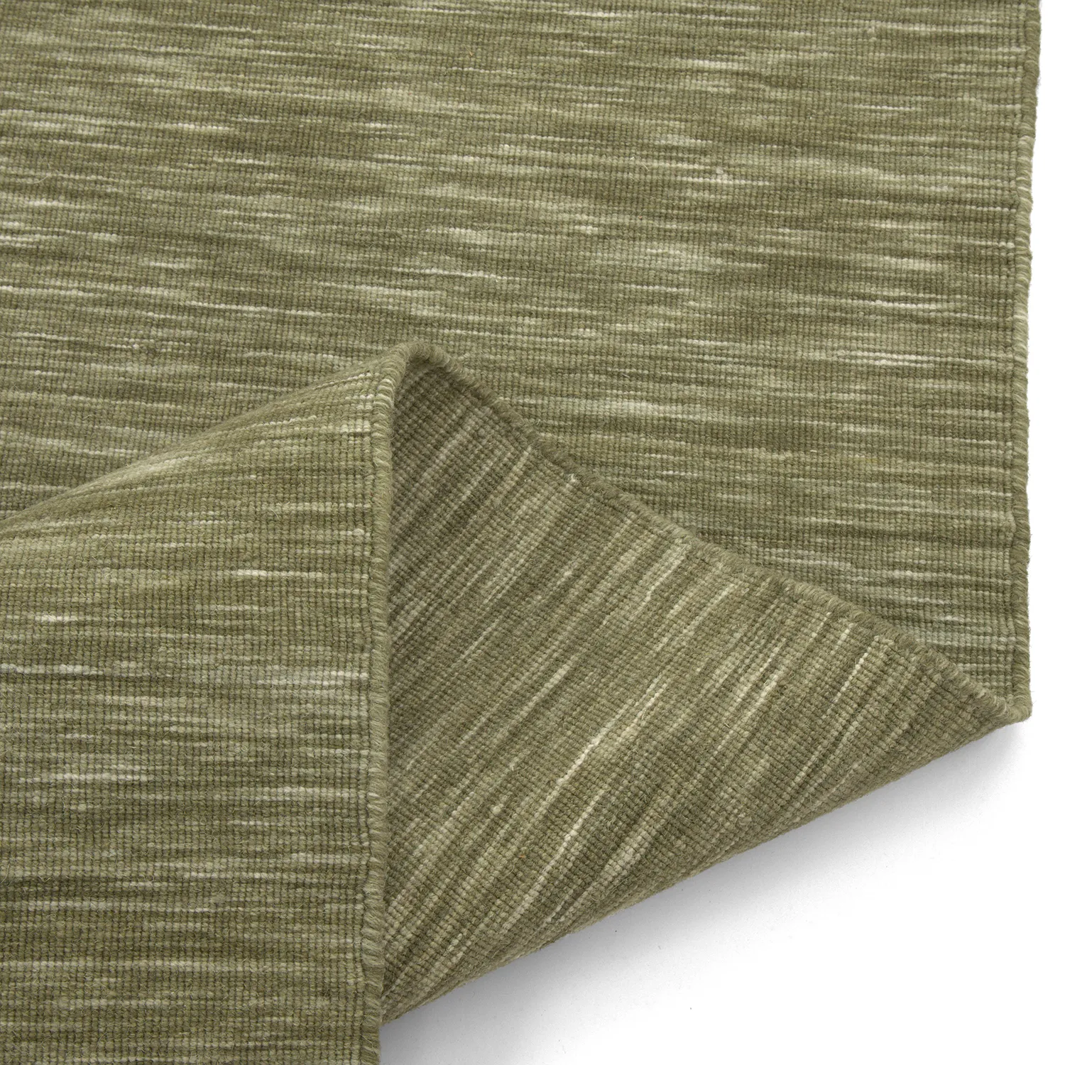 Gyapjúszőnyeg - Charonne Flat Handloom Wool Premium (zöld)