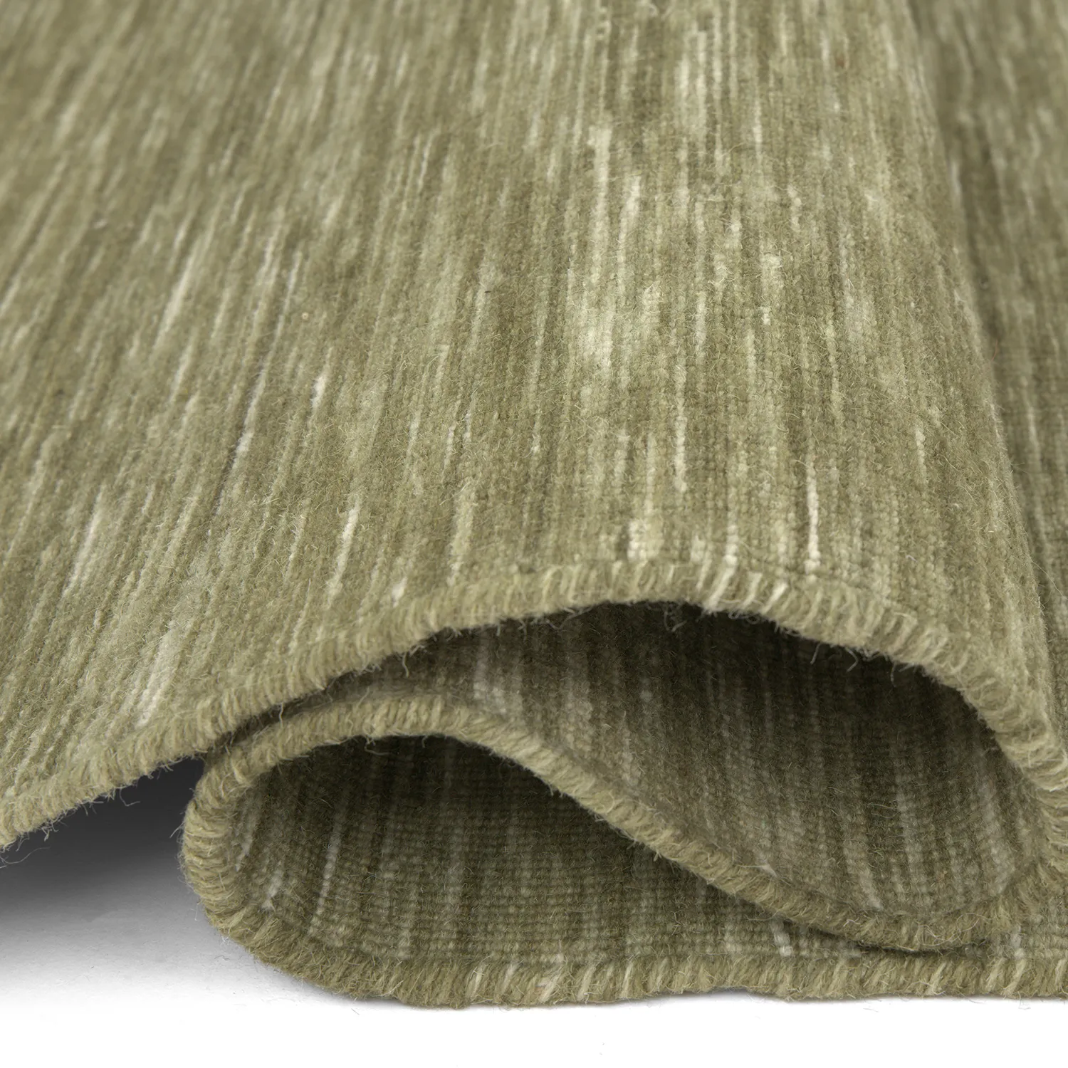 Gyapjúszőnyeg - Charonne Flat Handloom Wool Premium (zöld)