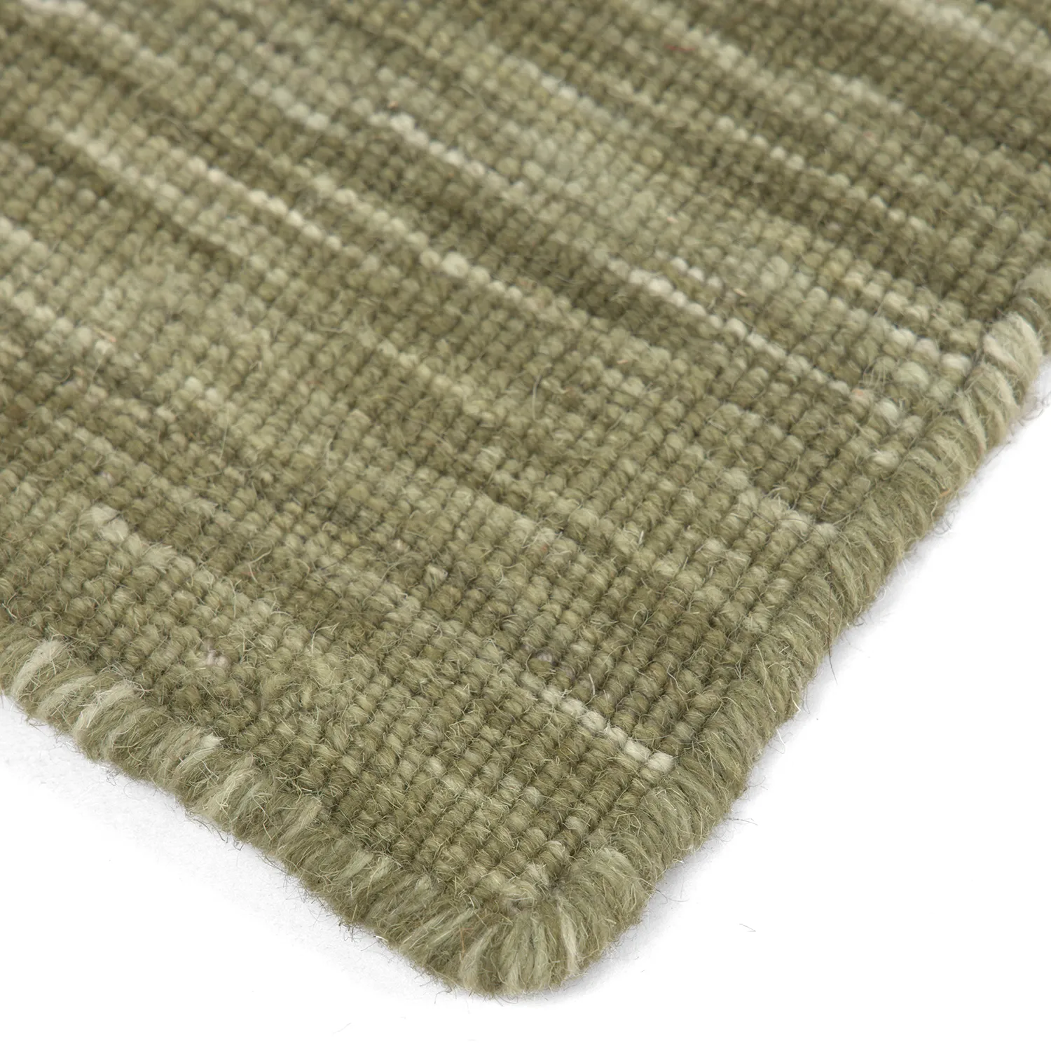 Gyapjúszőnyeg - Charonne Flat Handloom Wool Premium (zöld)
