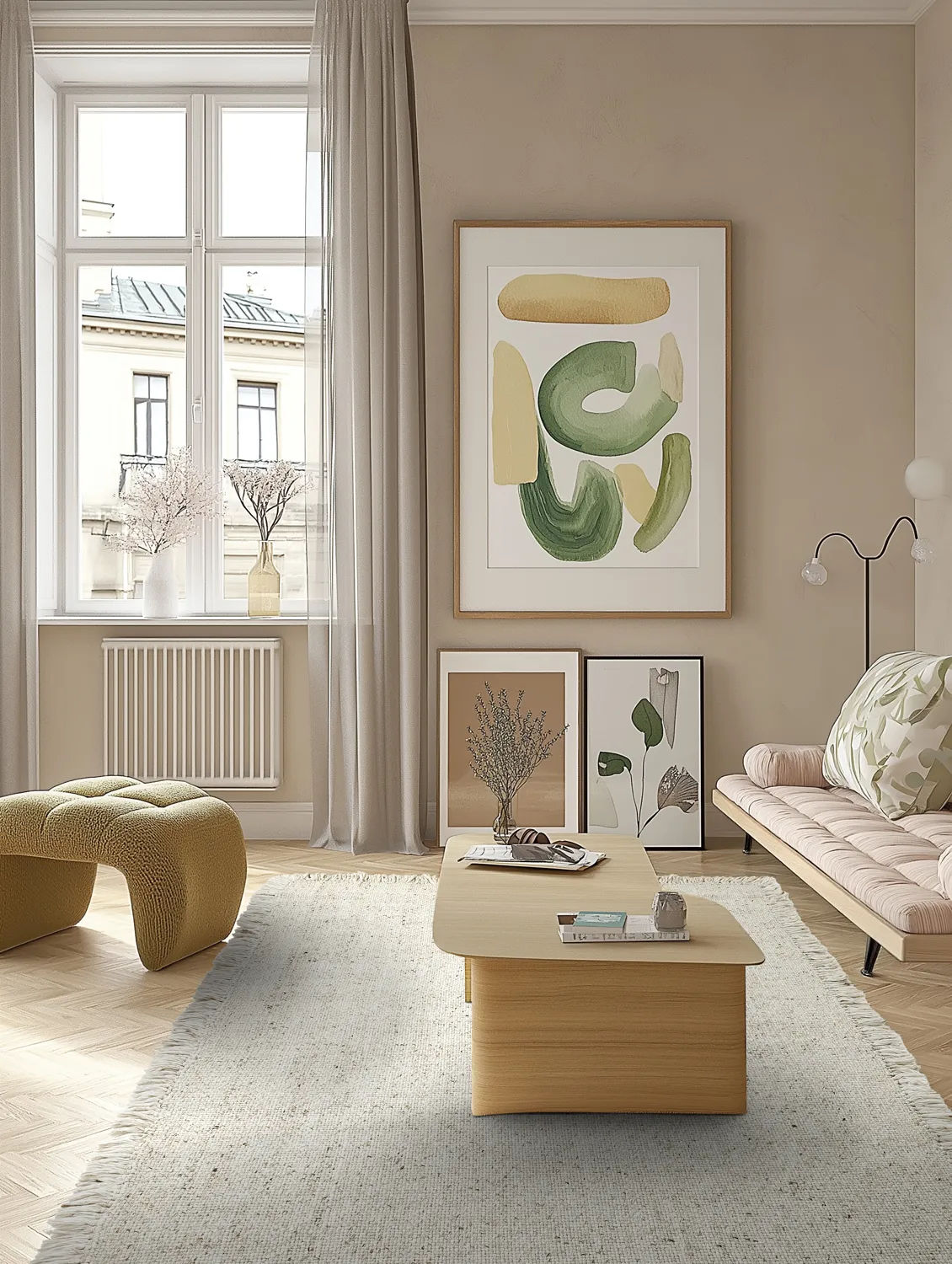 Gyapjúszőnyeg - Dalita (bézs)