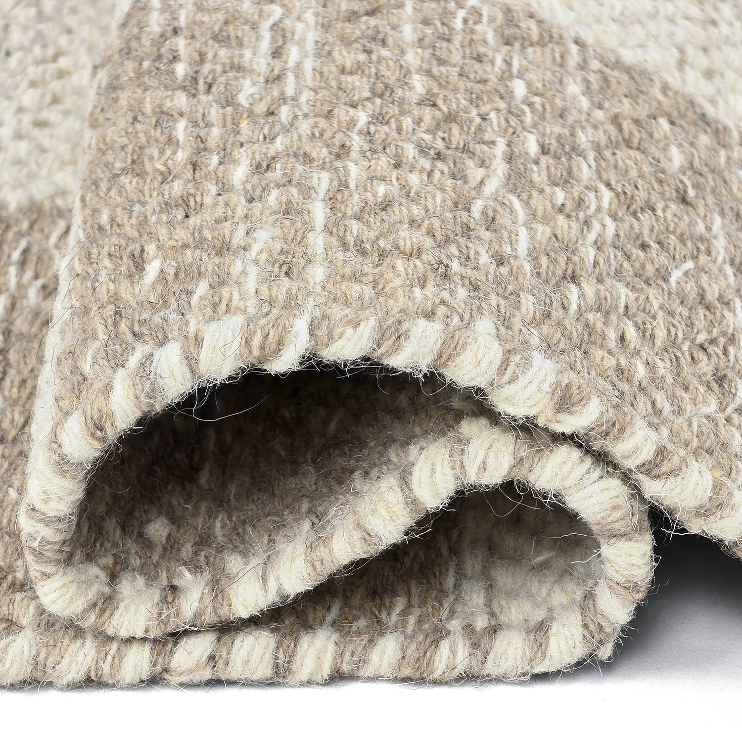 Gyapjúszőnyeg - Dundee (bézs/fehér)