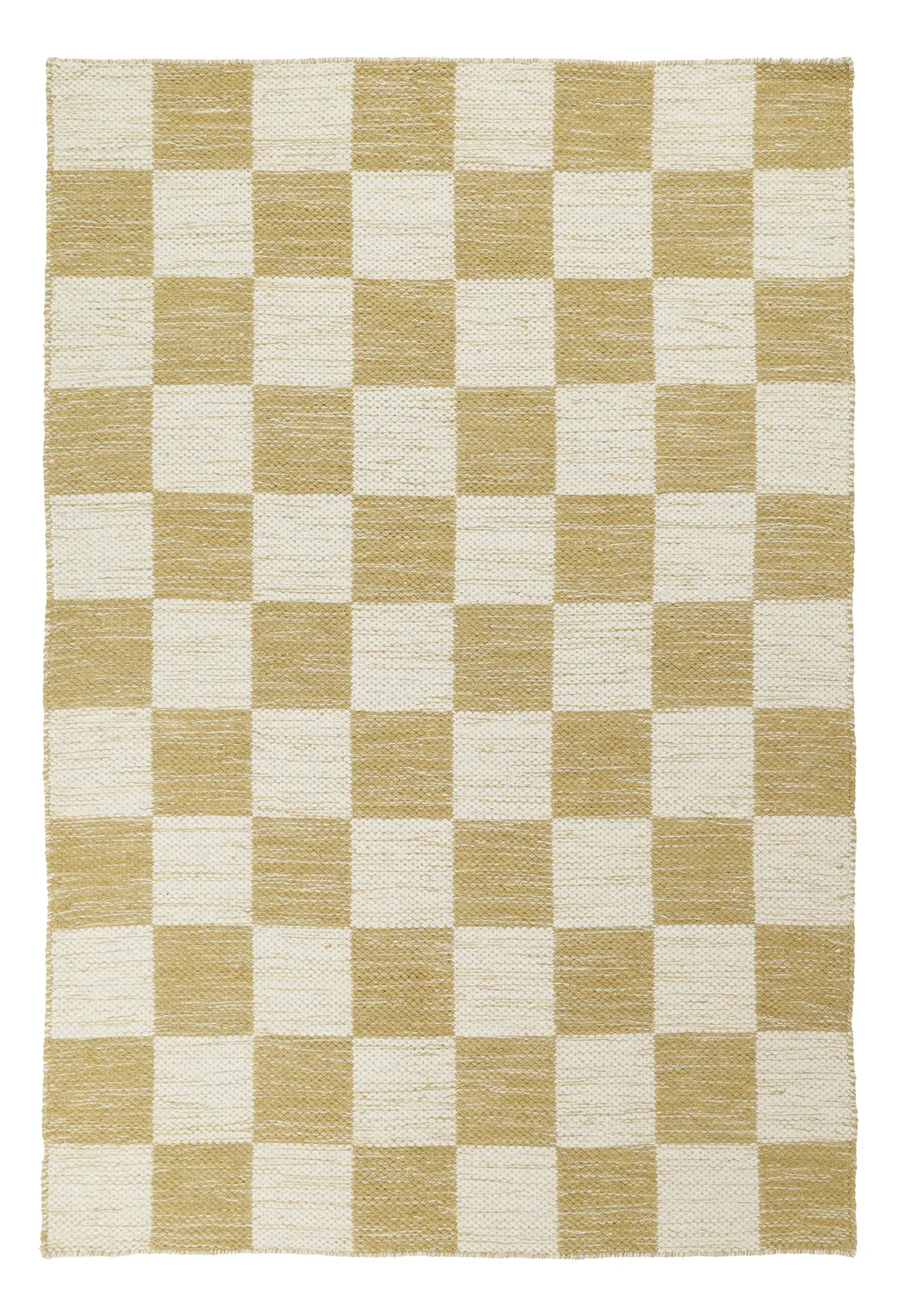 Gyapjúszőnyeg - Dundee (sárga/fehér)